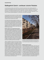 Bullingerhof Zurich: continuer à écrire l'histoire