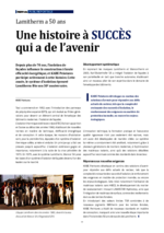 Publireportage: Lamitherm a 50 ans: Une histoire à succès qui a de l'avenir